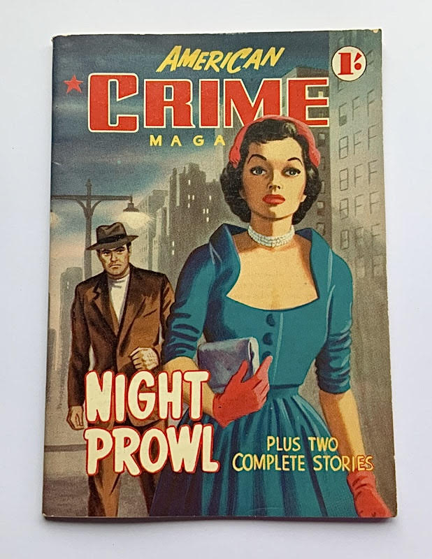 1954 Australian Night Prowl American Crime Magazine Paperback book